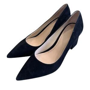Marc Fisher Womens ZALA Black Suede Pointy Toe Pumps NEW Size 7.5